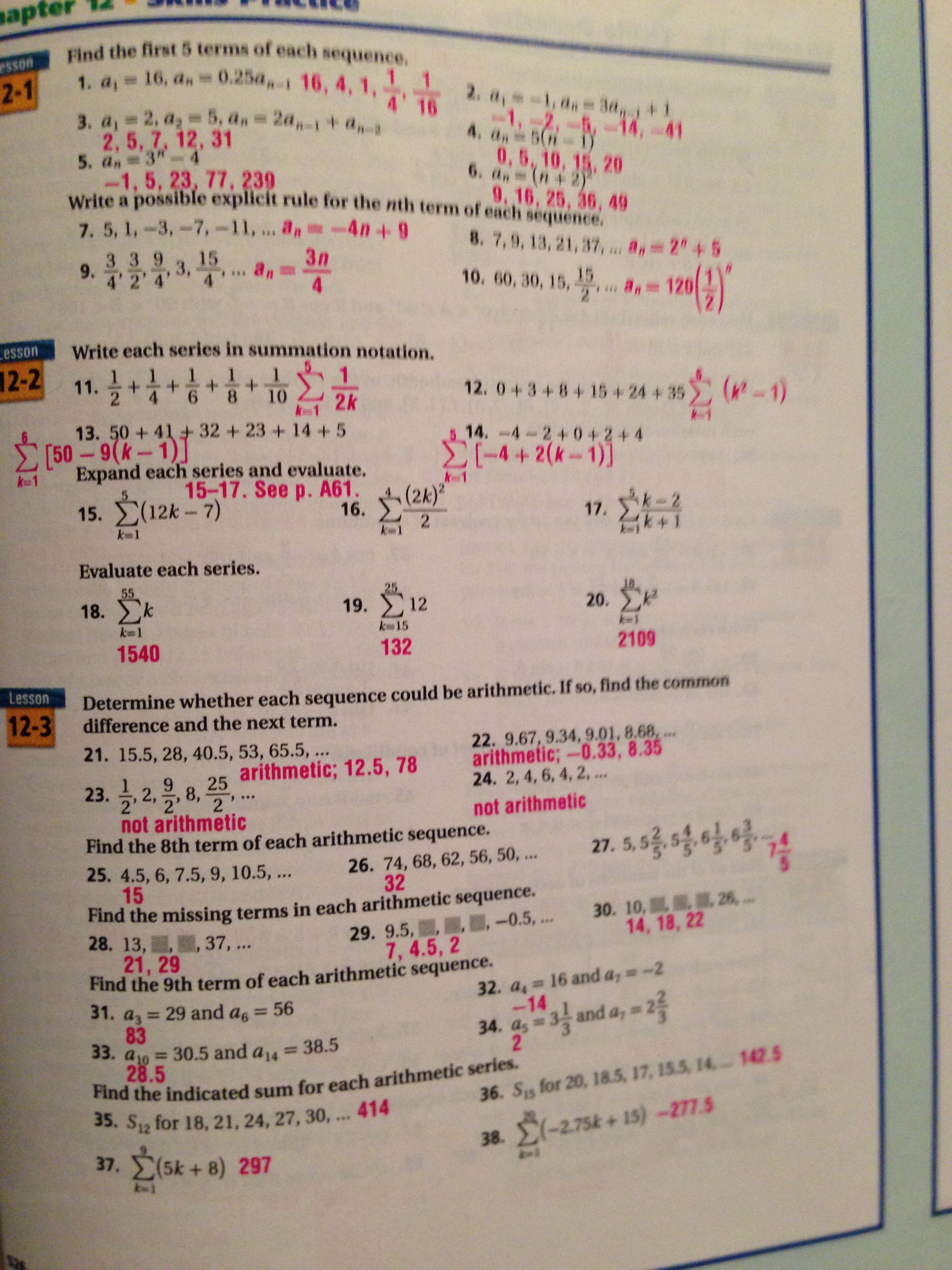 Holt algebra 1 homework